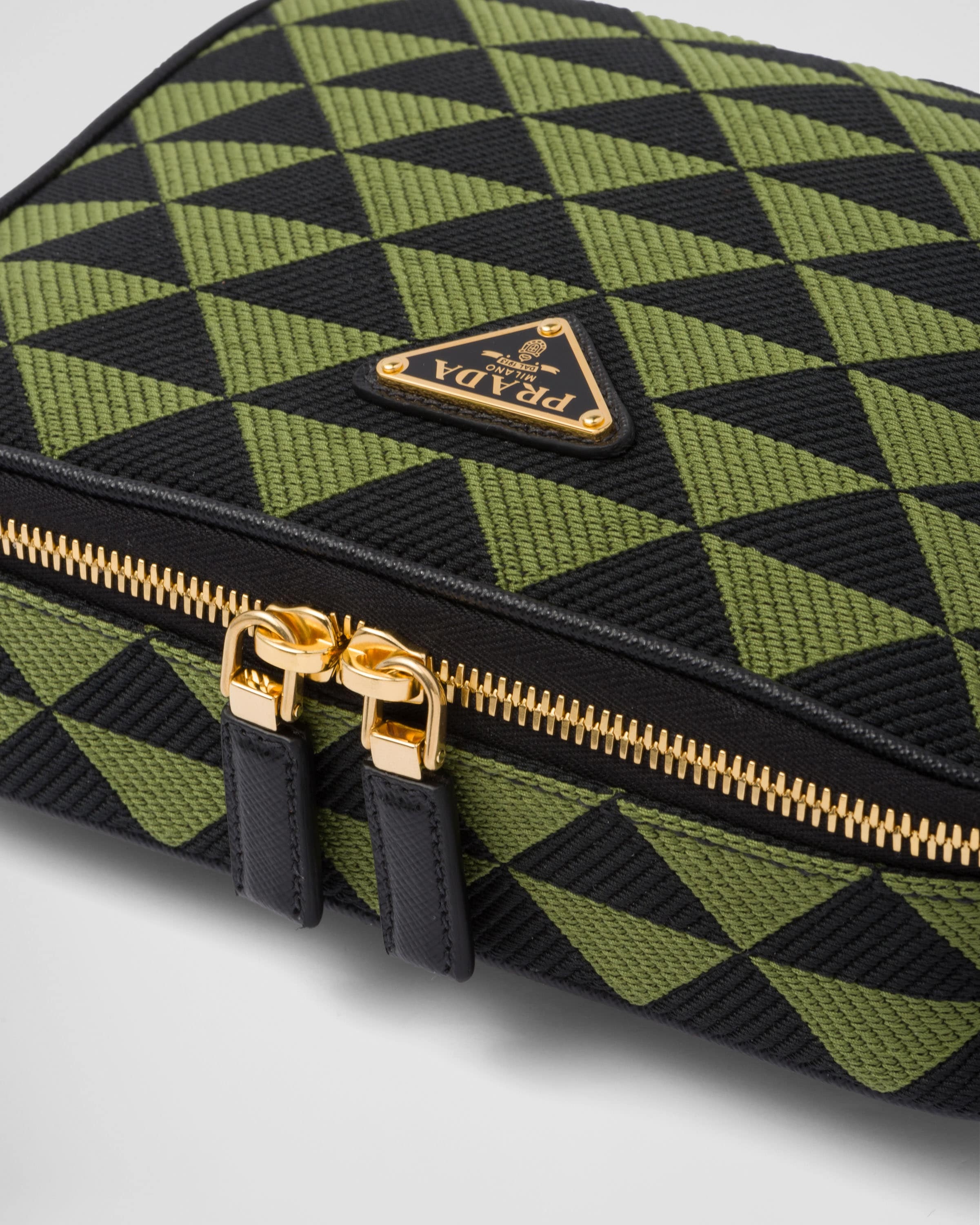 Prada Symbole embroidered fabric bag - 7
