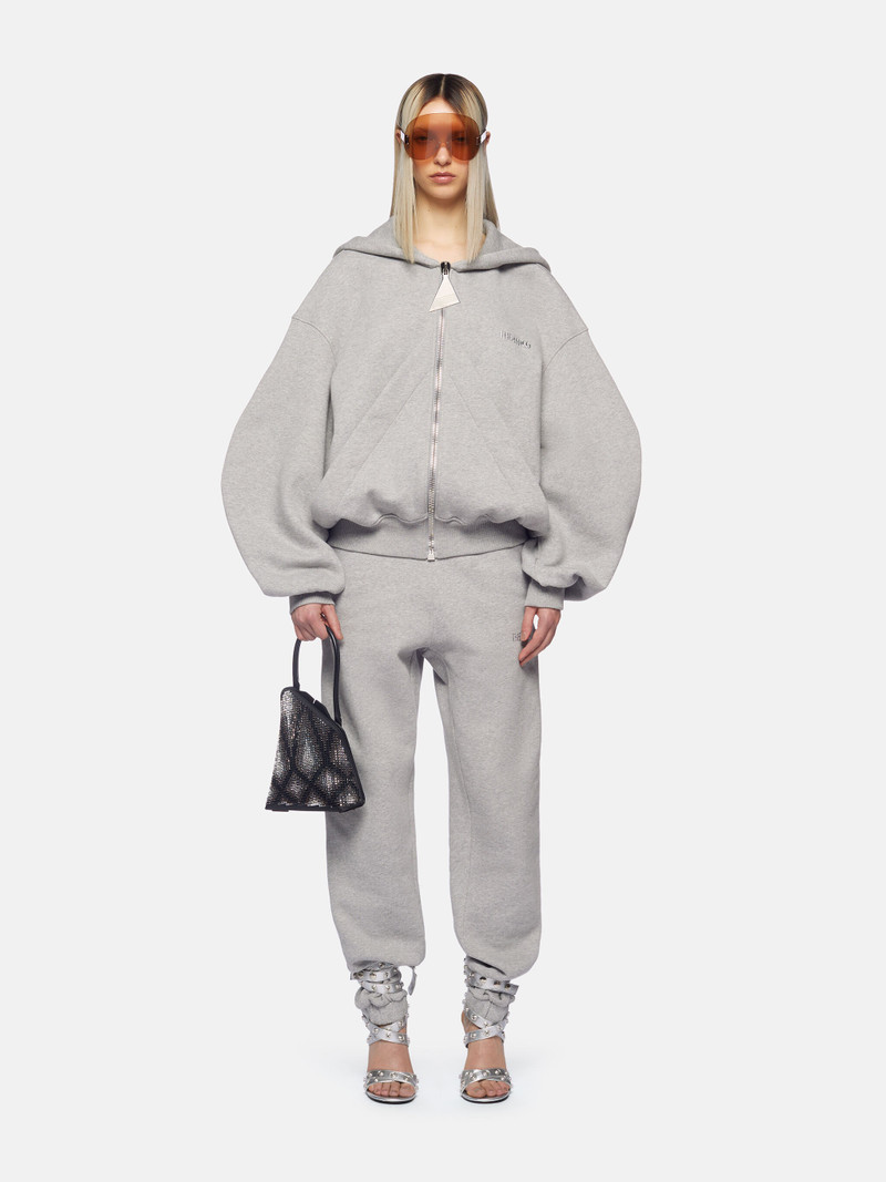 THE ATTICO MELANGE GREY SWEATSHIRT outlook