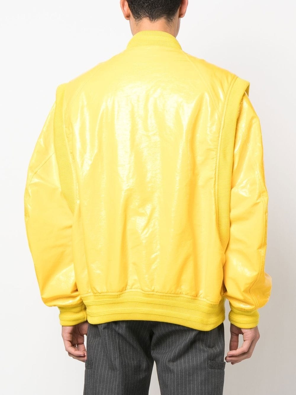 removable sleeves bomber jacket - 4