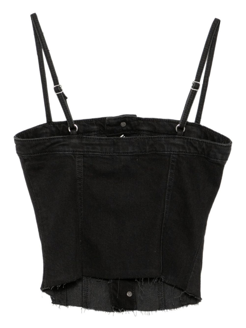 Reformation Coco denim top outlook