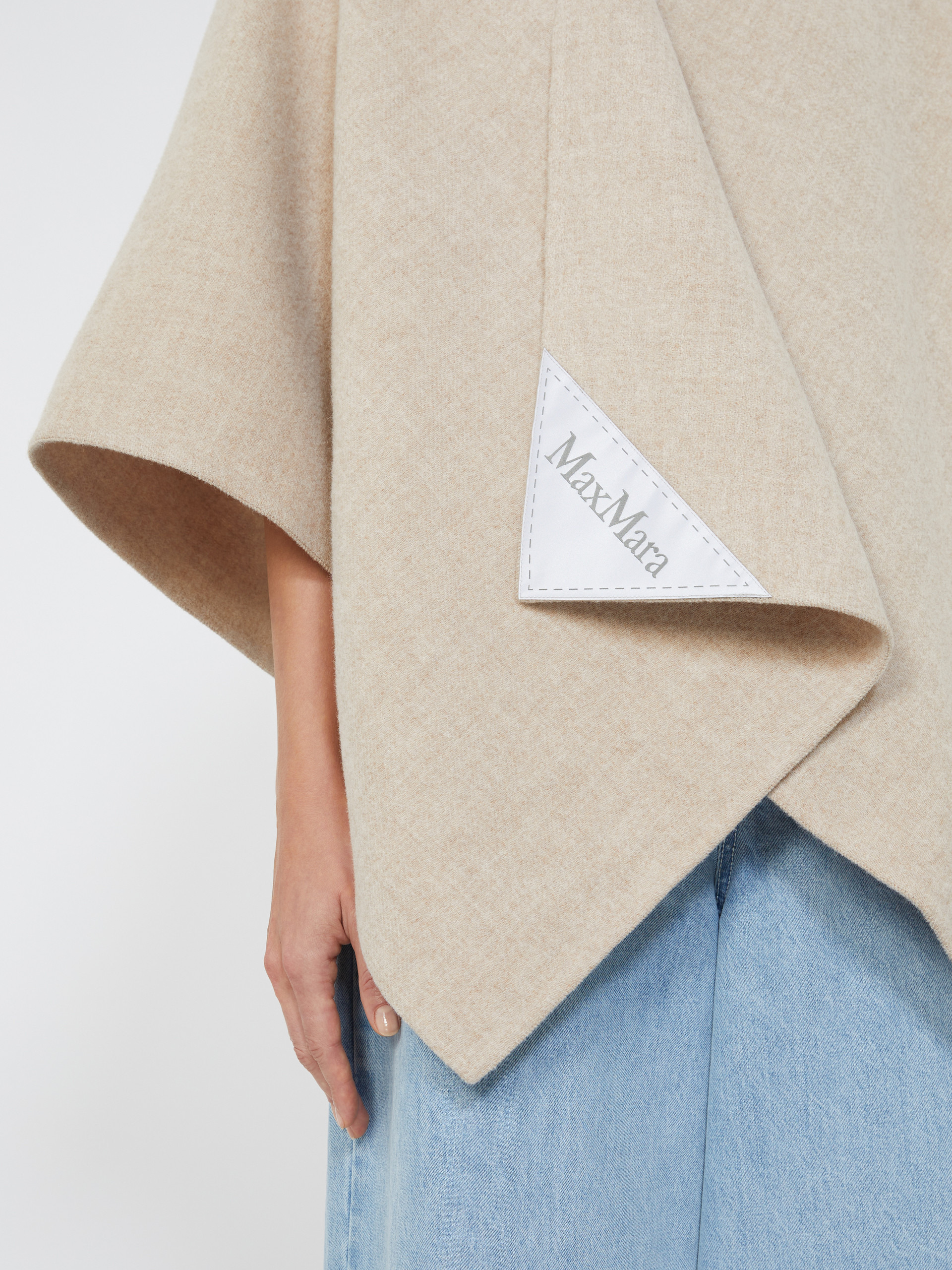 SERRA Wool and alpaca cape - 5