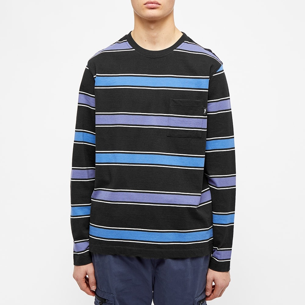 Stussy Long Sleeve Marco Stripe Tee - 3