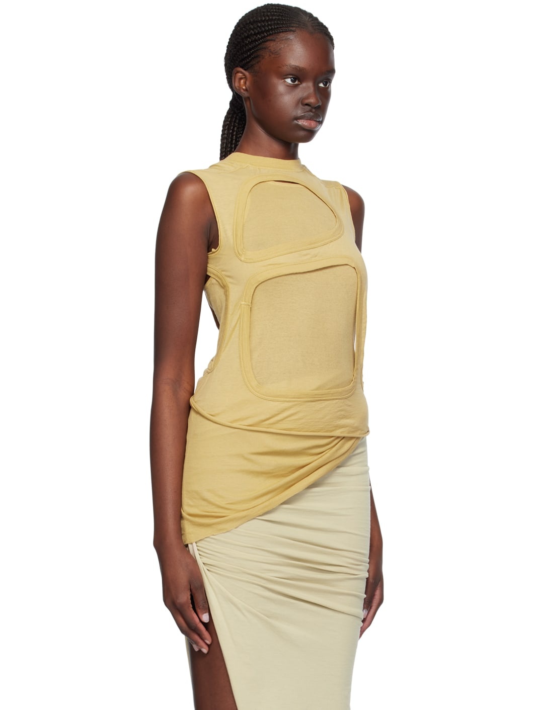 Yellow Membrane II Tank Top - 2