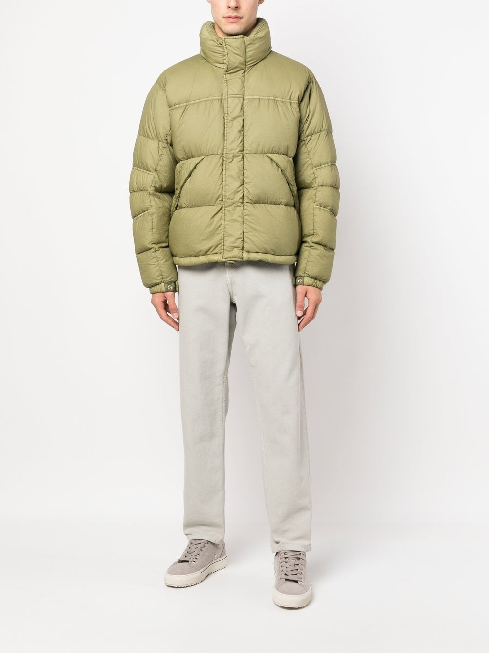 feather-down padded puffer jacket - 2