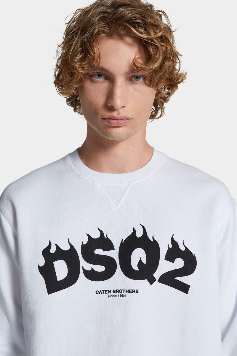 WASH COOL FIT CREWNECK BLAZING SWEATSHIRT - 5