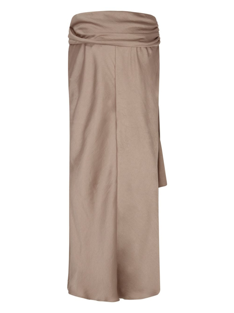 Blumarine wrapped maxi skirt outlook