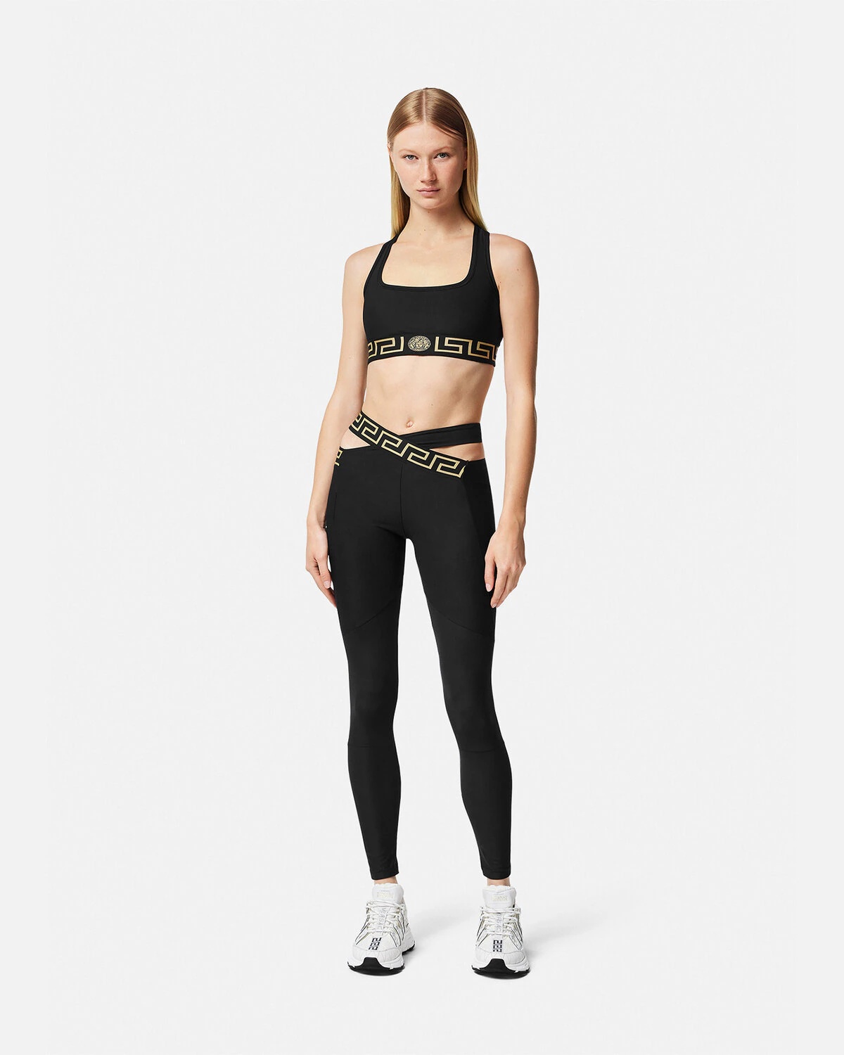 Greca Border Gym Leggings - 2