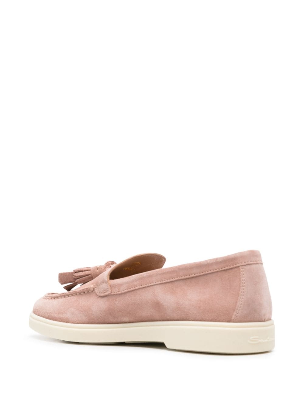 tassel-detail suede loafers - 3