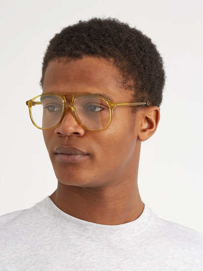 GUCCI Aviator acetate glasses outlook