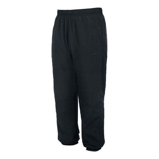 Men's Nike Solid Color Woven Breathable Skateboard Sports Pants/Trousers/Joggers Black CW7716-010 - 1