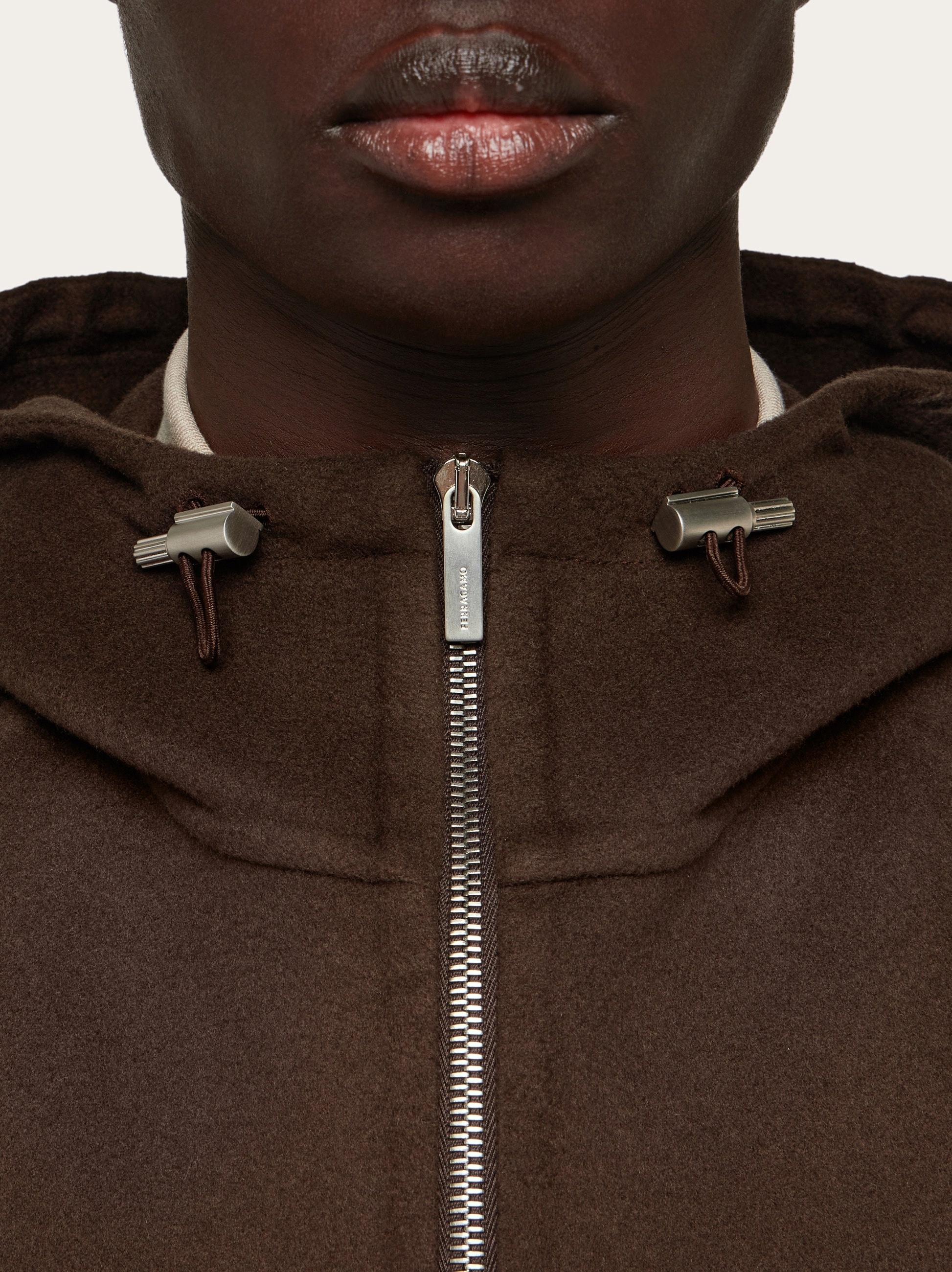 Mixed cashmere blouson - 5