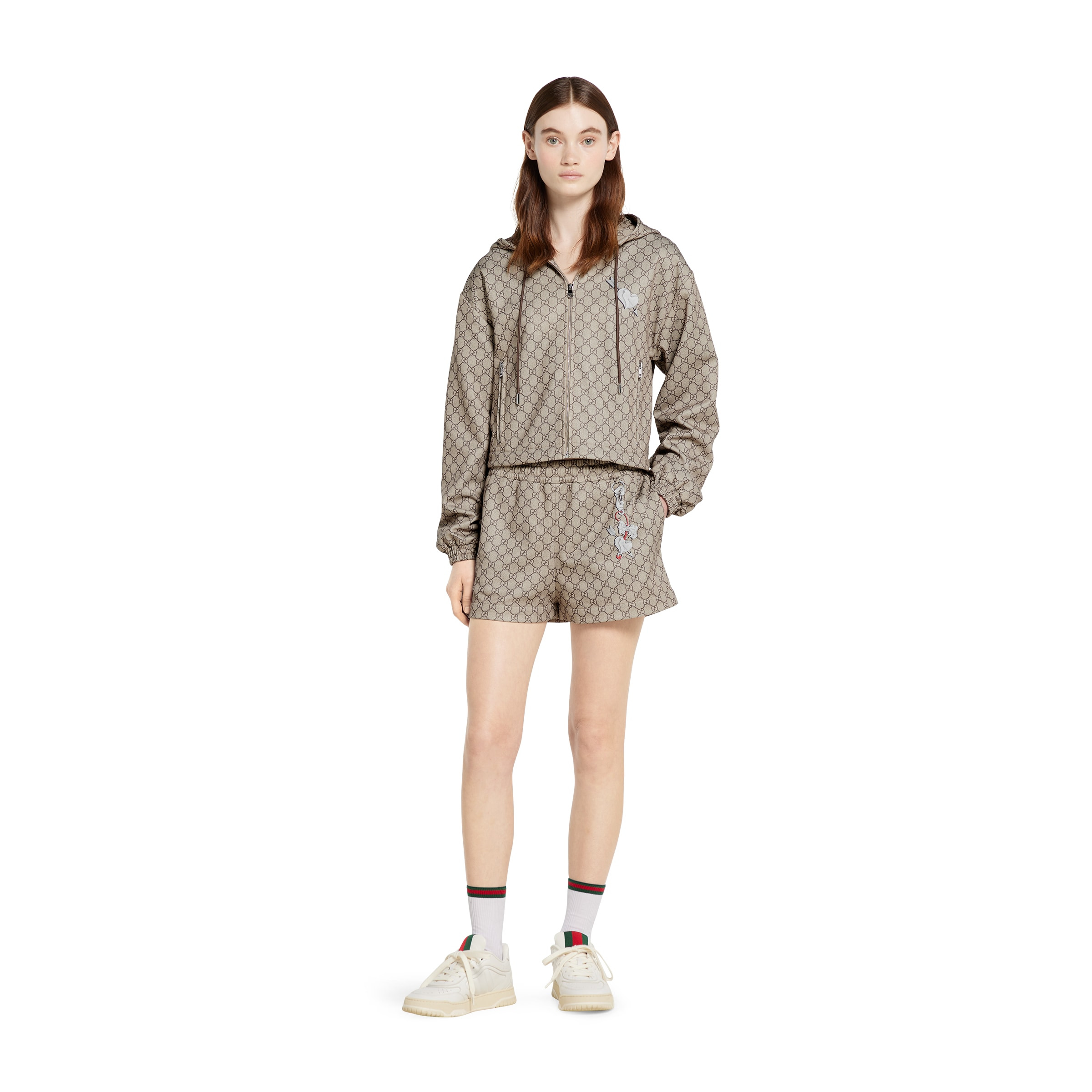 Printed technical jersey shorts - 2