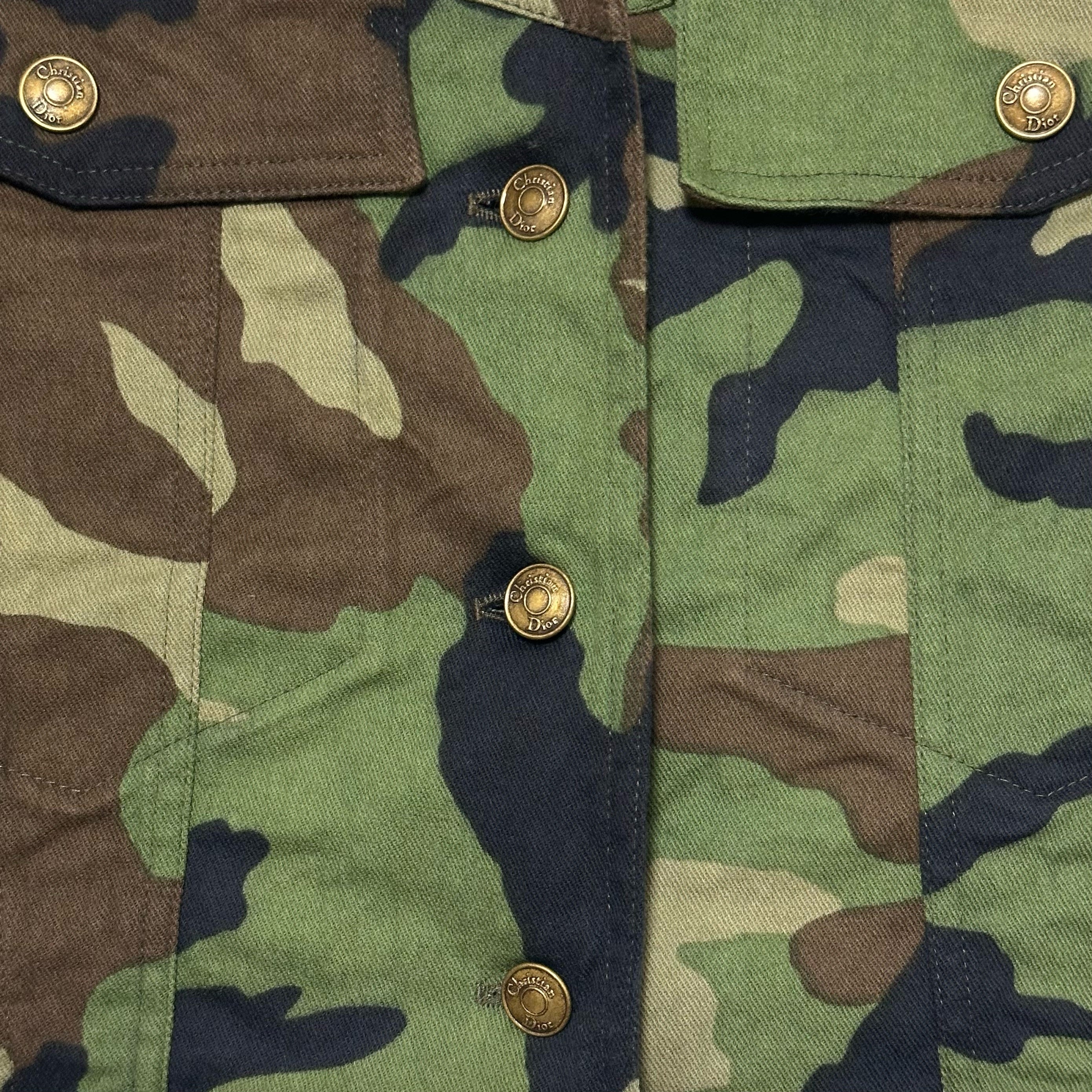 CHRISTIAN DIOR Spring Summer 2001 Camouflage Cropped Jacket - 5
