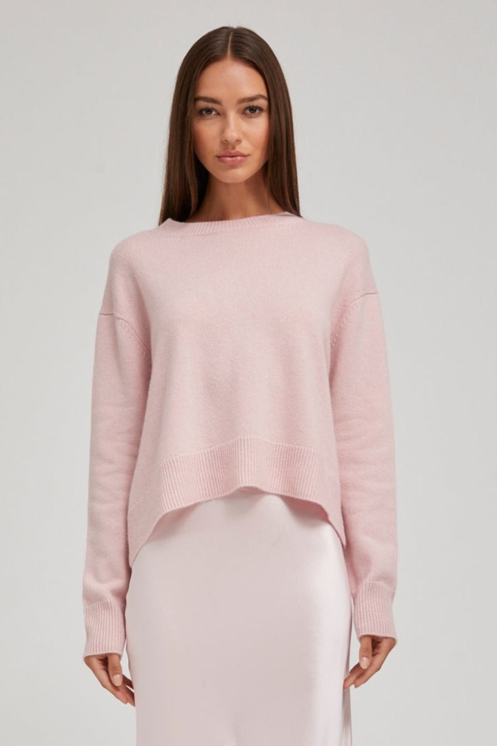 PIXIE CASHMERE BOXY SWEATER - 1
