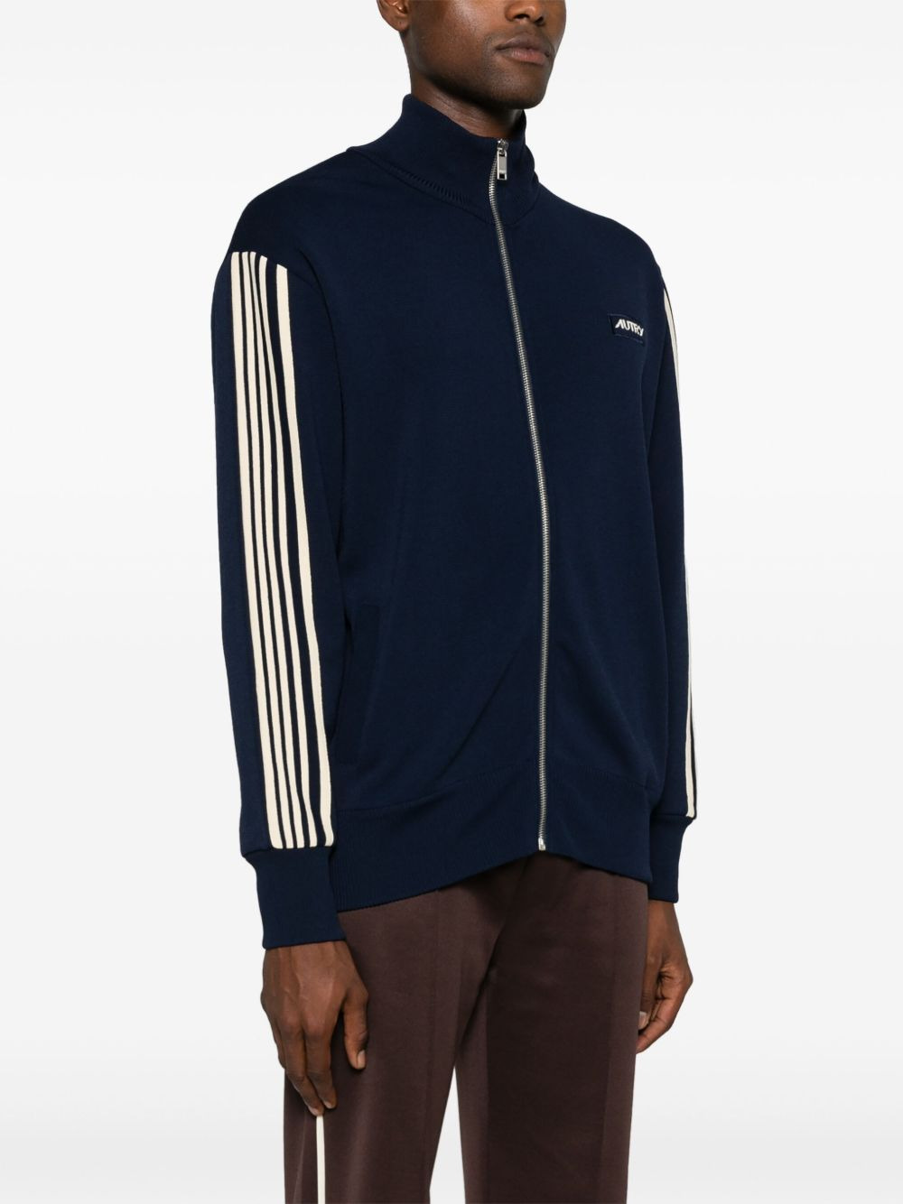 logo-embroidered sweatshirt - 3