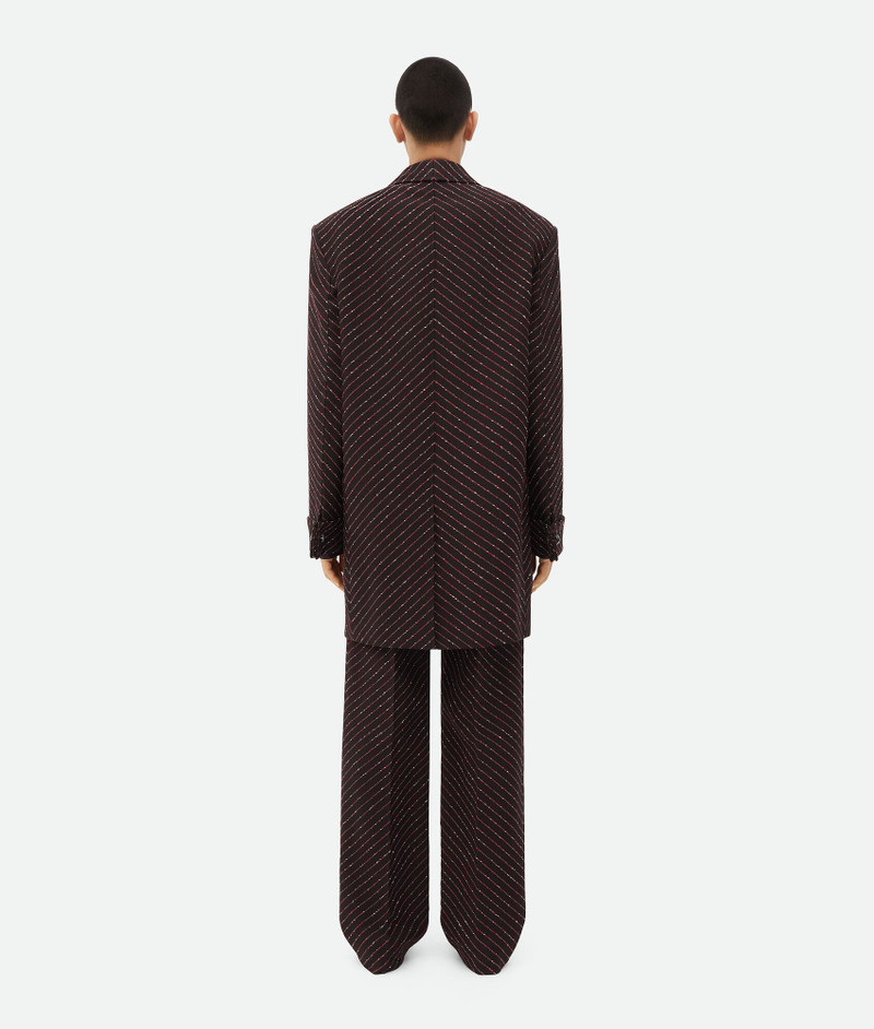 Diagonal Boucle Pinstripe Coat 3