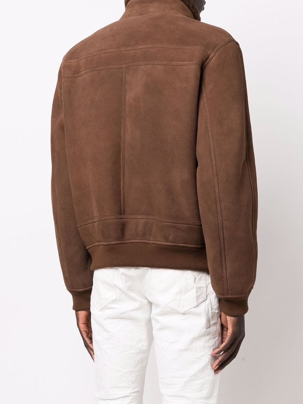 shearling-lined jacket - 4