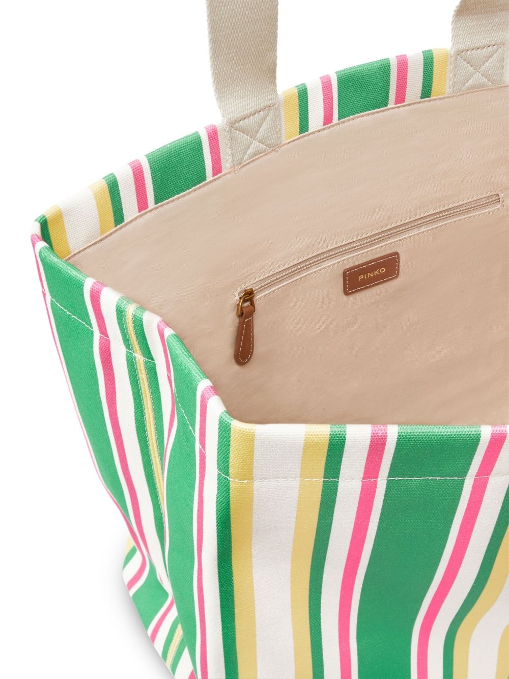 striped tote bag - 4