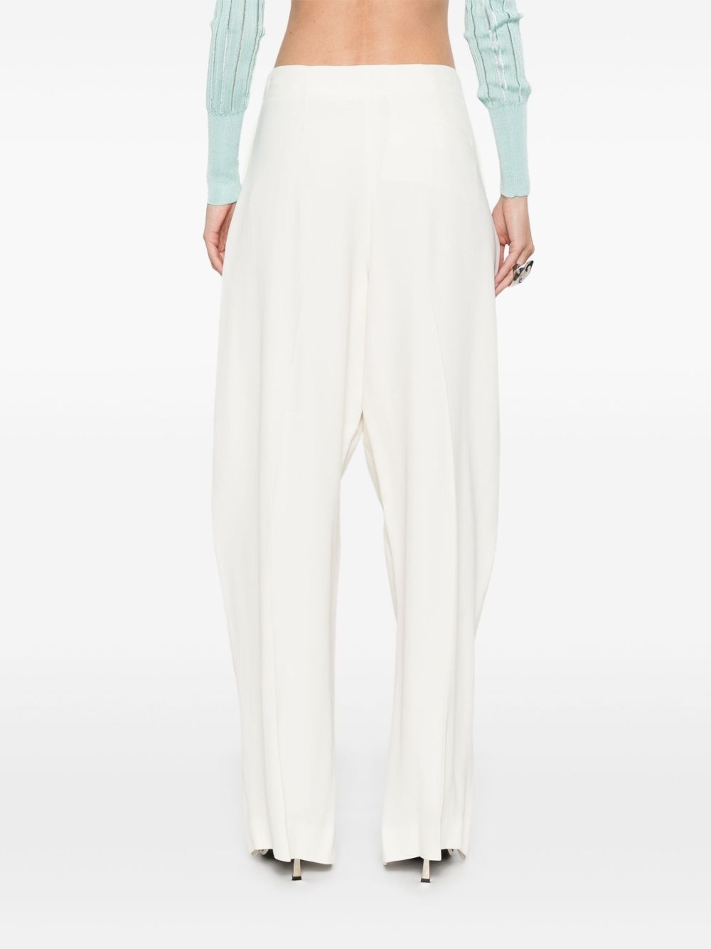 pierced tailored trousers - 4