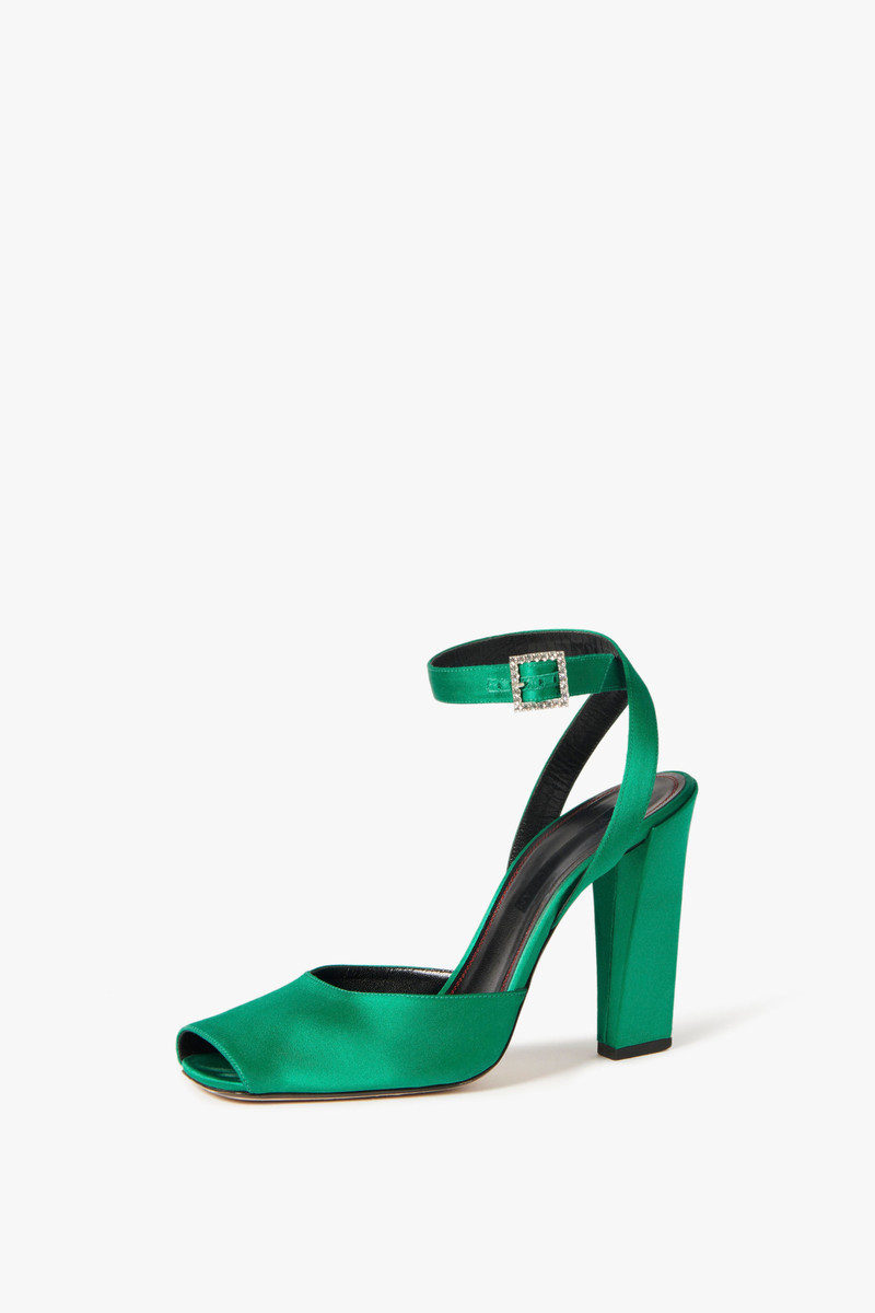 Victoria Beckham Eliza Sandal in Green outlook