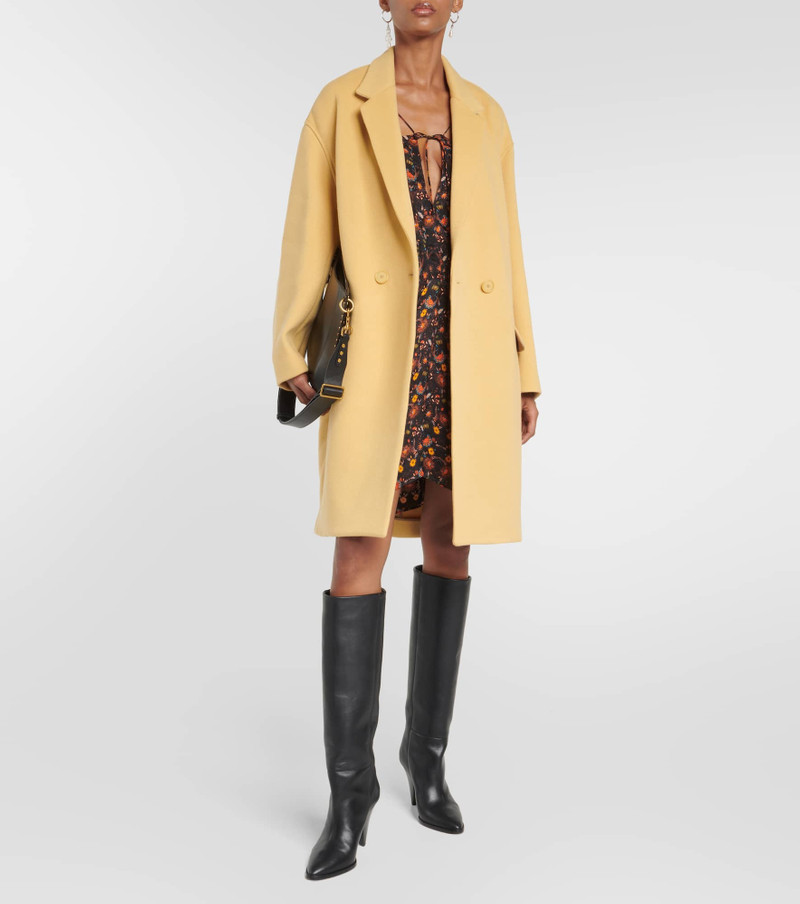 Isabel Marant Efegozi wool-blend coat outlook