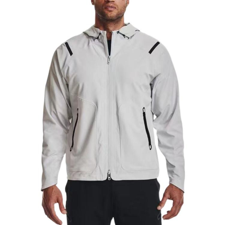 Under Armour Unstoppable Hooded Jacket 'Light Grey' 1370494-014 - 3