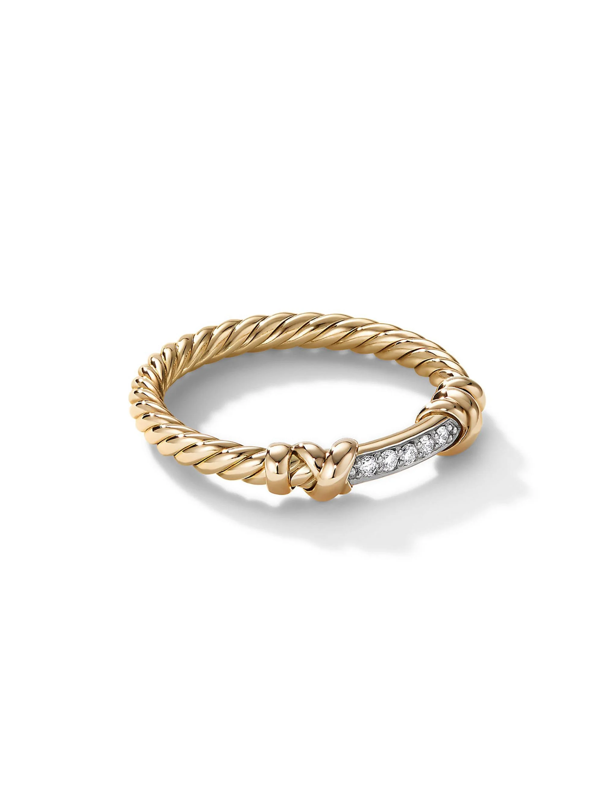 Women's Petite Helena Wrap Ring In 18K Yellow Gold - Diamond - 1