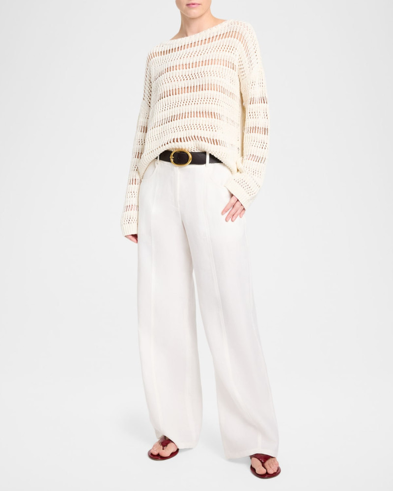 TWP Demie Slim Linen Pants outlook