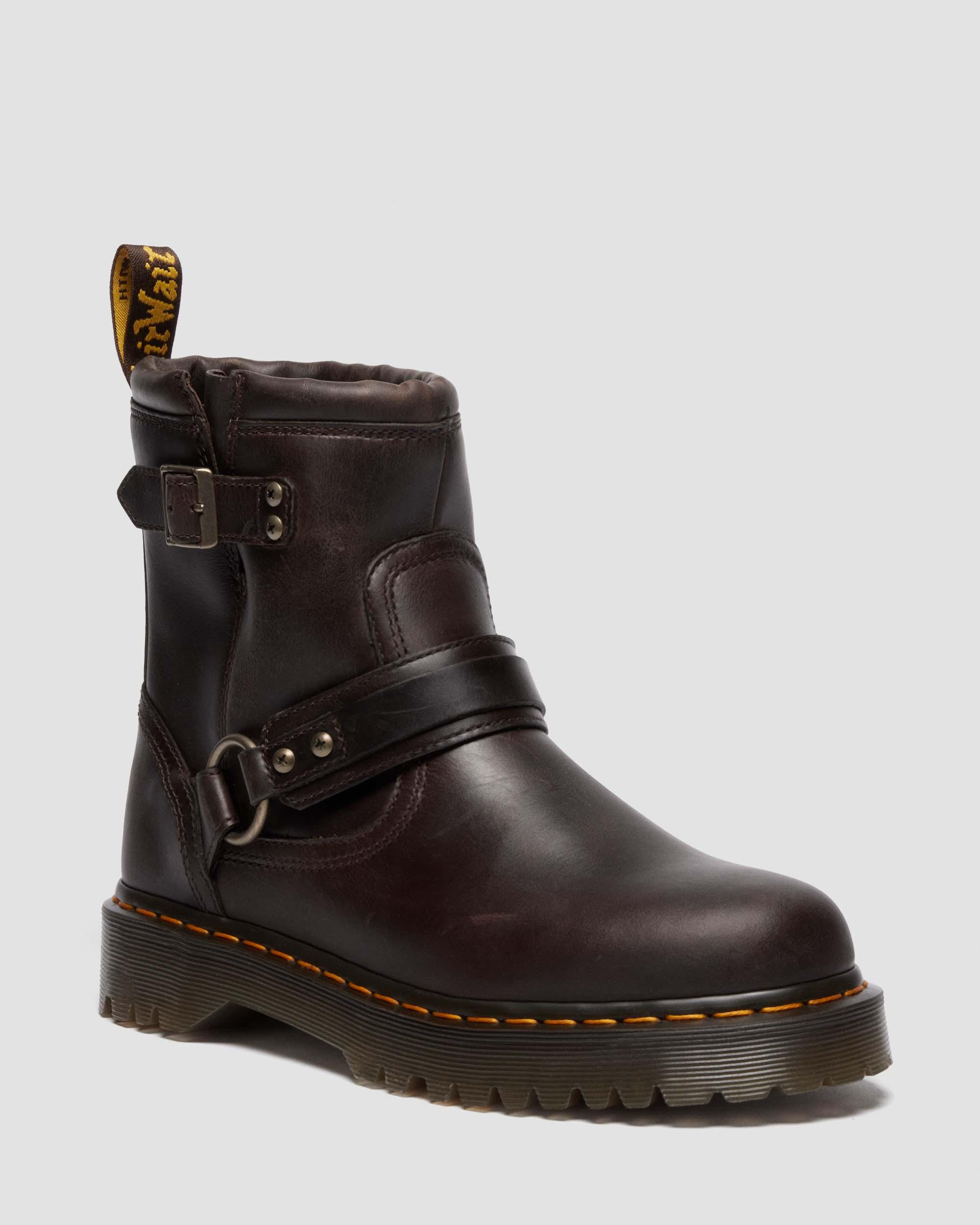 Anistone Harness Crazy Horse Biker Boots - 5