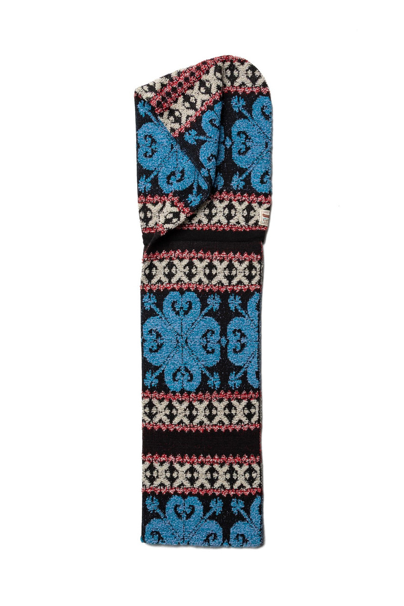 10G SNOW-GALA Jacquard Balaclava Scarf - Blue 1