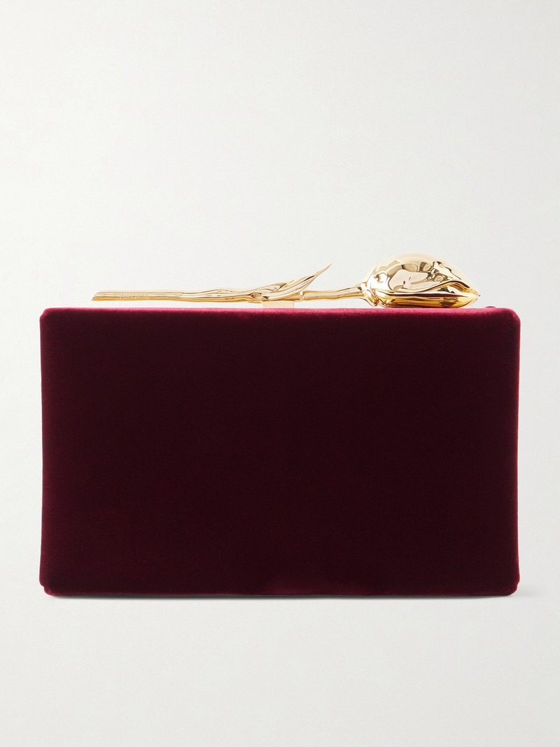 Bloom Velvet Clutch 1