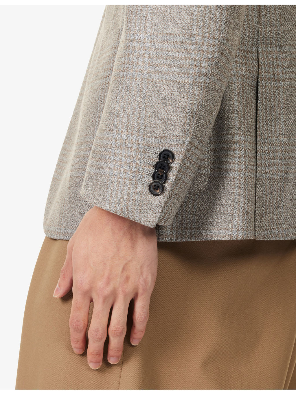 Academy Checked Silk-Wool Blend Jacket - 5