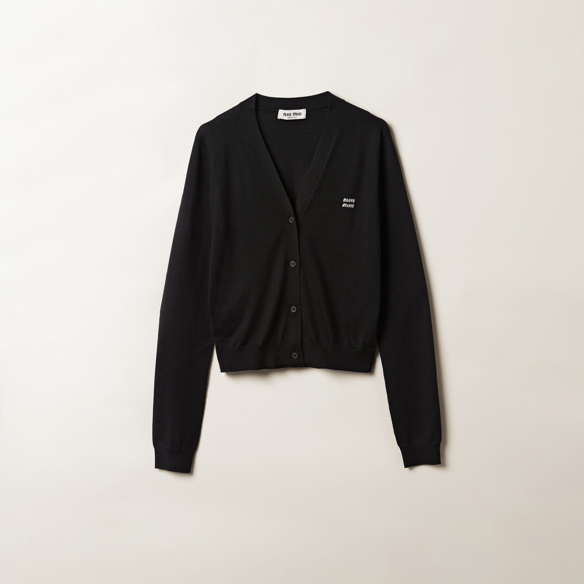 Cashmere and silk cardigan - 1