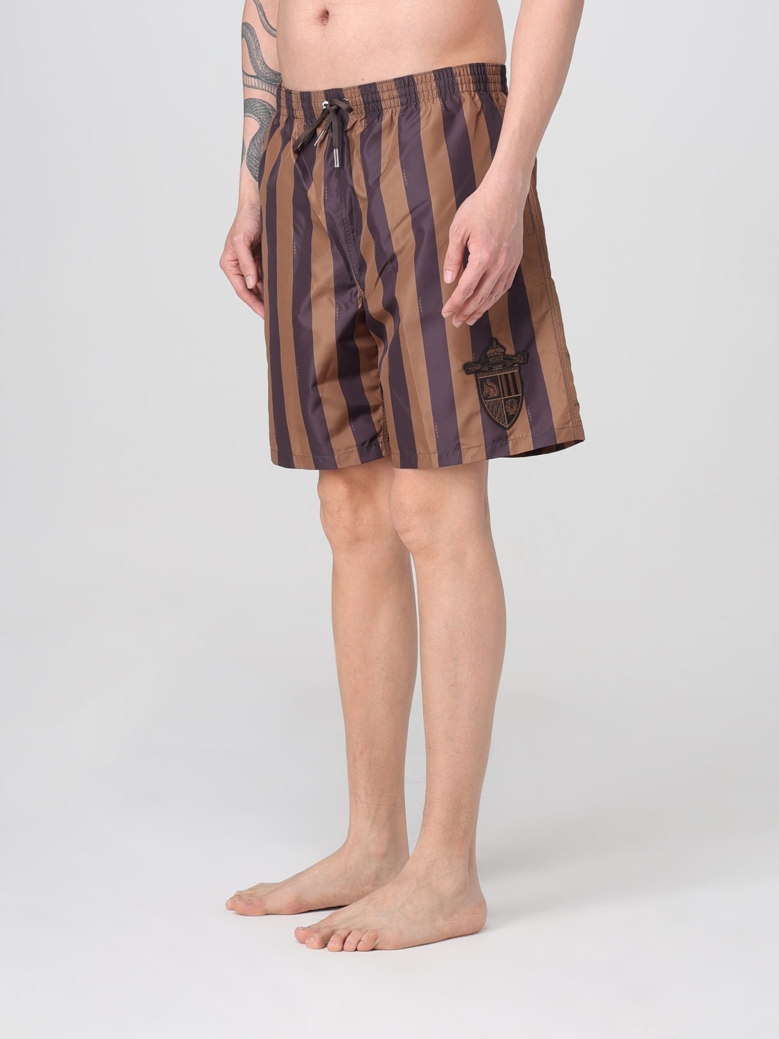 Fendi striped nylon swim shorts - 3