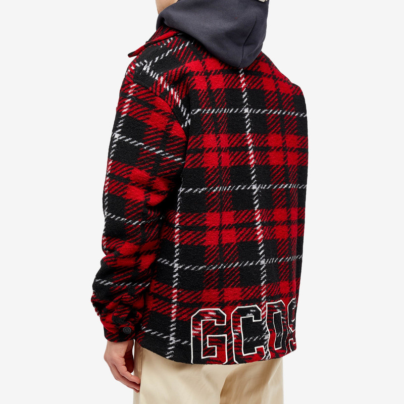 GCDS Low Band Tartan Overshirt 3