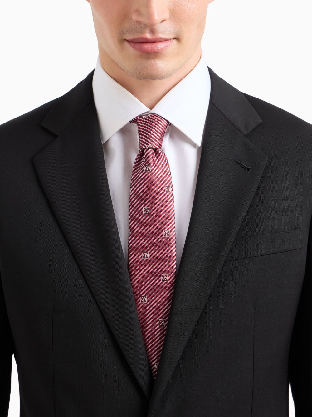 striped silk tie - 3