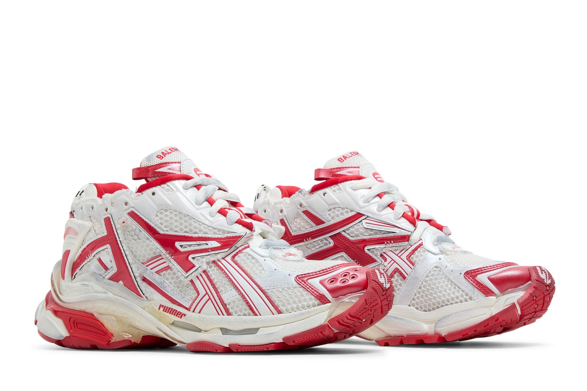 Balenciaga Runner Sneaker 'White Red' - 8