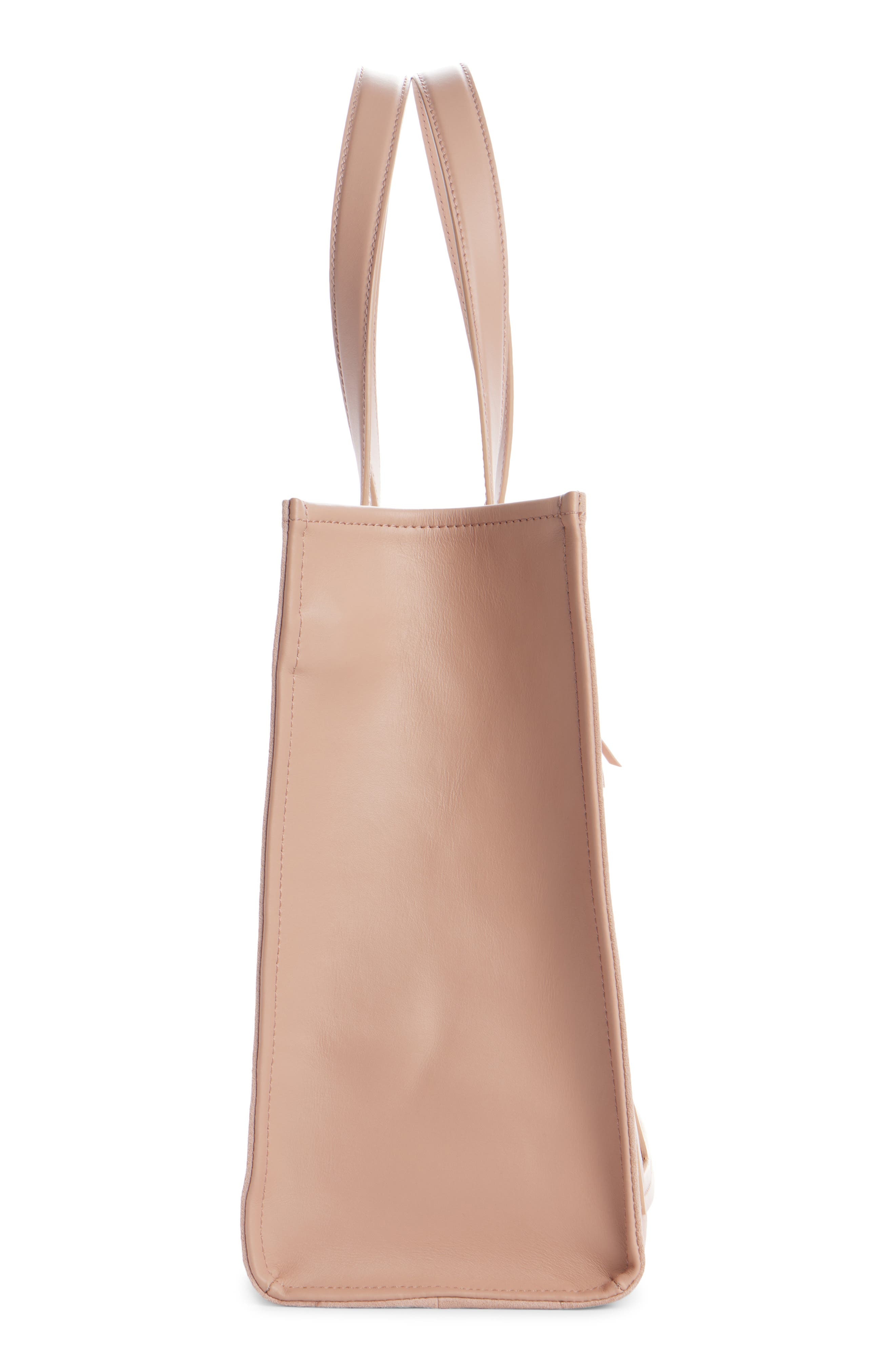 Balmain Medium B-Army Suede Shopper Tote in 0Dx Light Pink at Nordstrom - 4