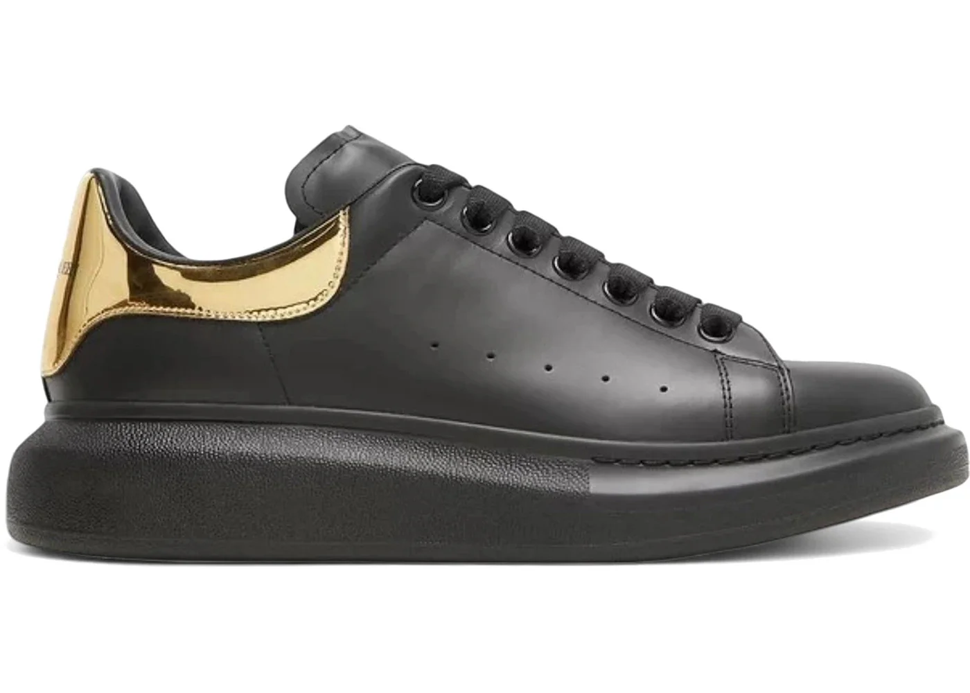 Alexander McQueen Oversized Black Gold Metallic - 1