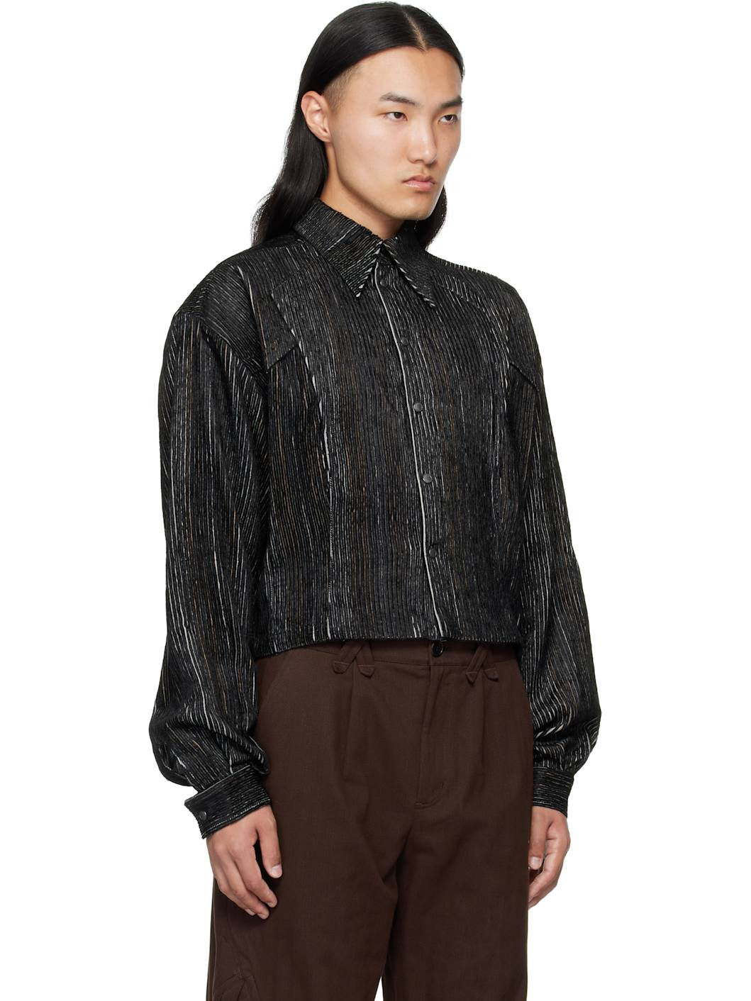 Black & Brown Kraner Shirt - 2