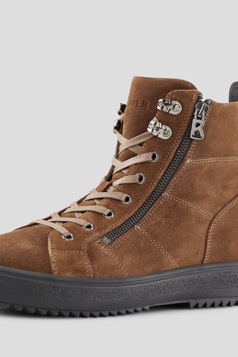 Anchorage High-top sneakers with spikes in Cognac 4