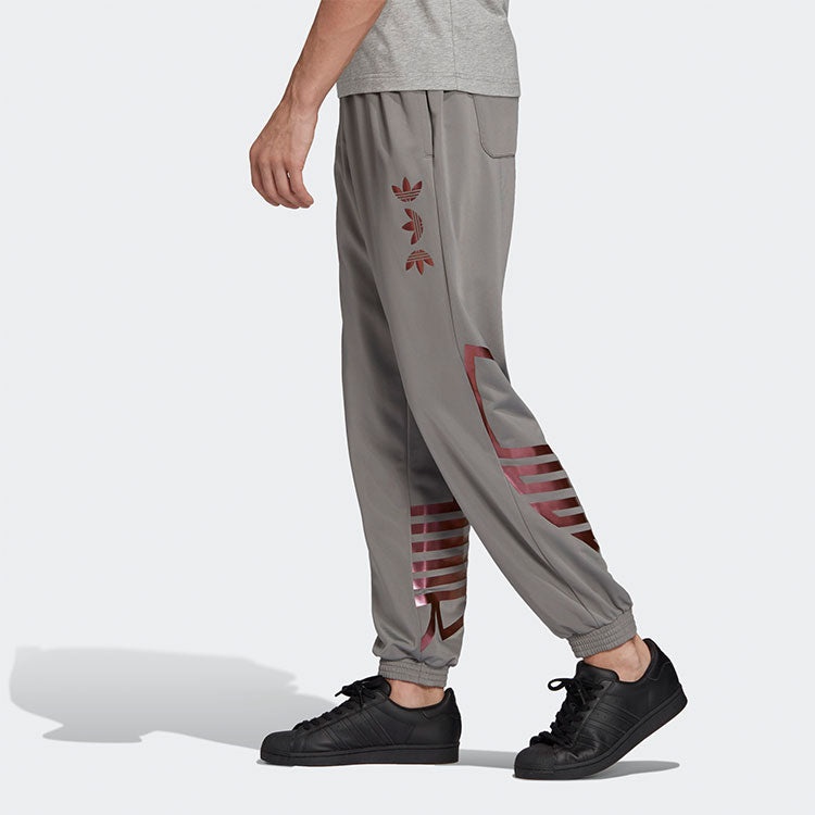 adidas originals Metal Print Embroidered Leggings For Men Grey FS7330 - 5