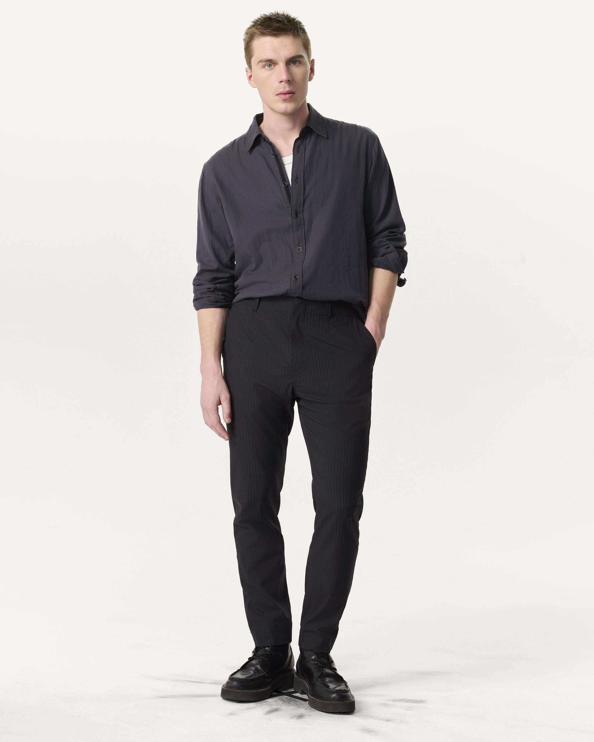 Finch Striped Cotton Gauze Shirt - 4
