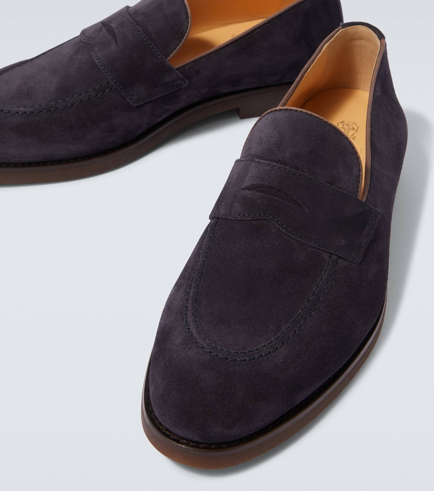 Suede penny loafers - 3