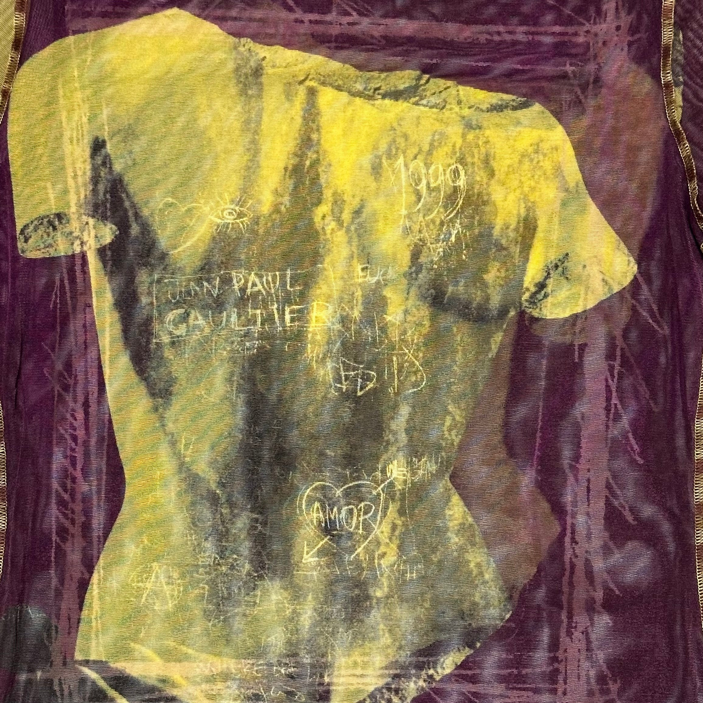 JEAN PAUL GAULTIER Spring Summer 1999 Venus De Milo Mesh T-Shirt - 4