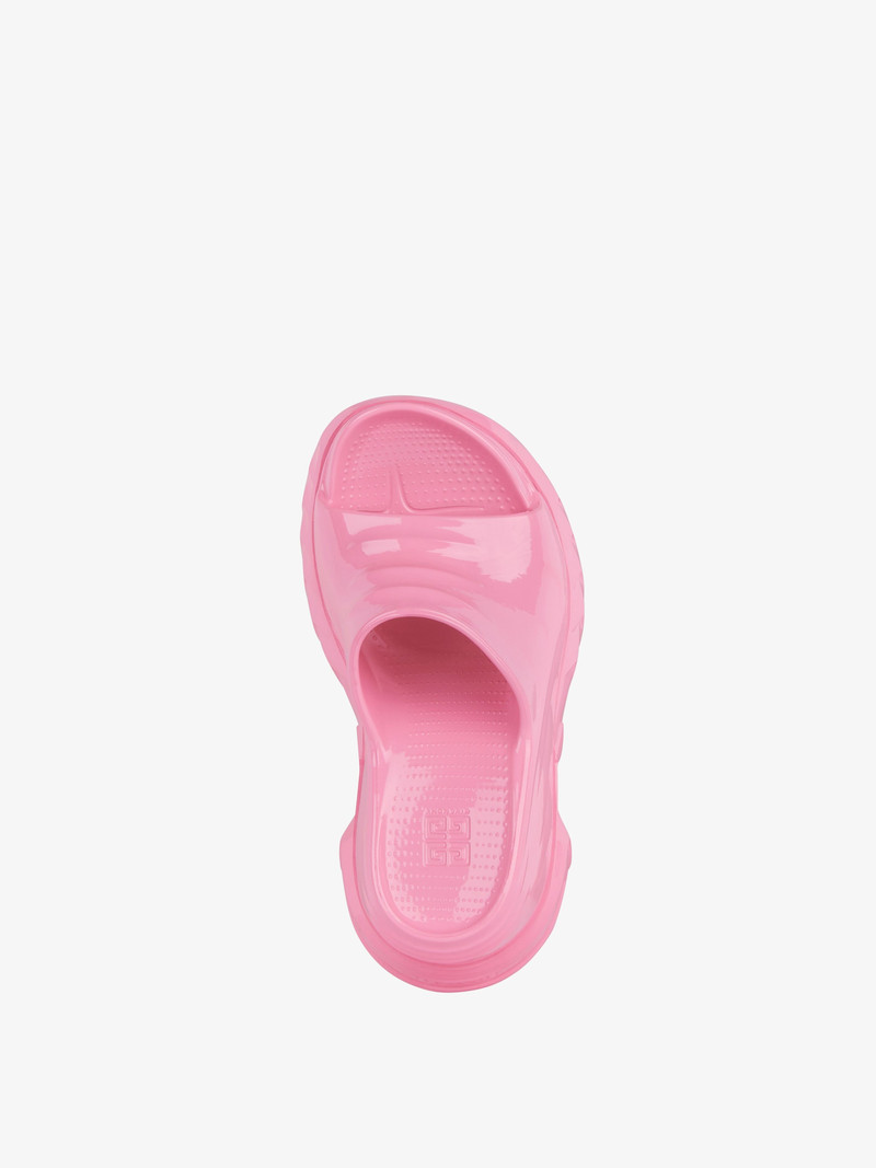 MARSHMALLOW WEDGE SANDALS IN RUBBER 4