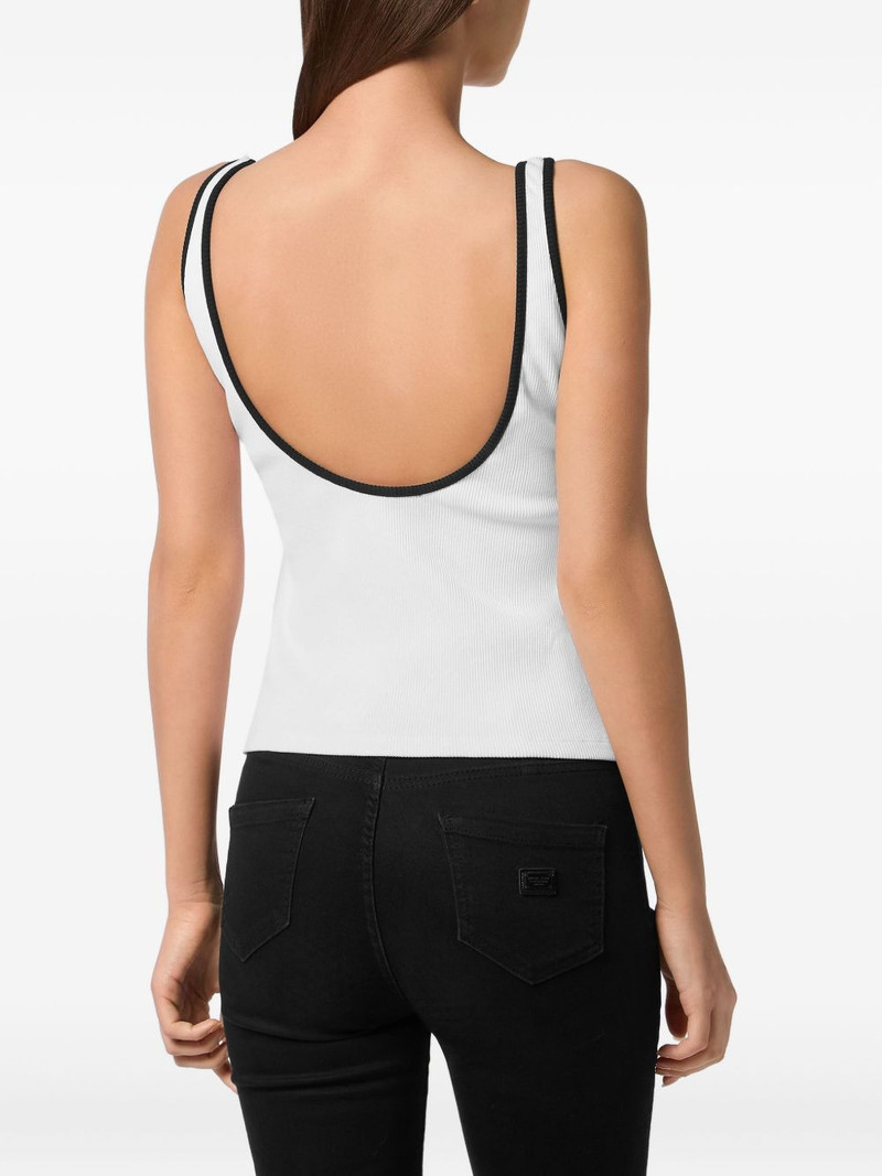 ribbed hexagon-logo tank top 3
