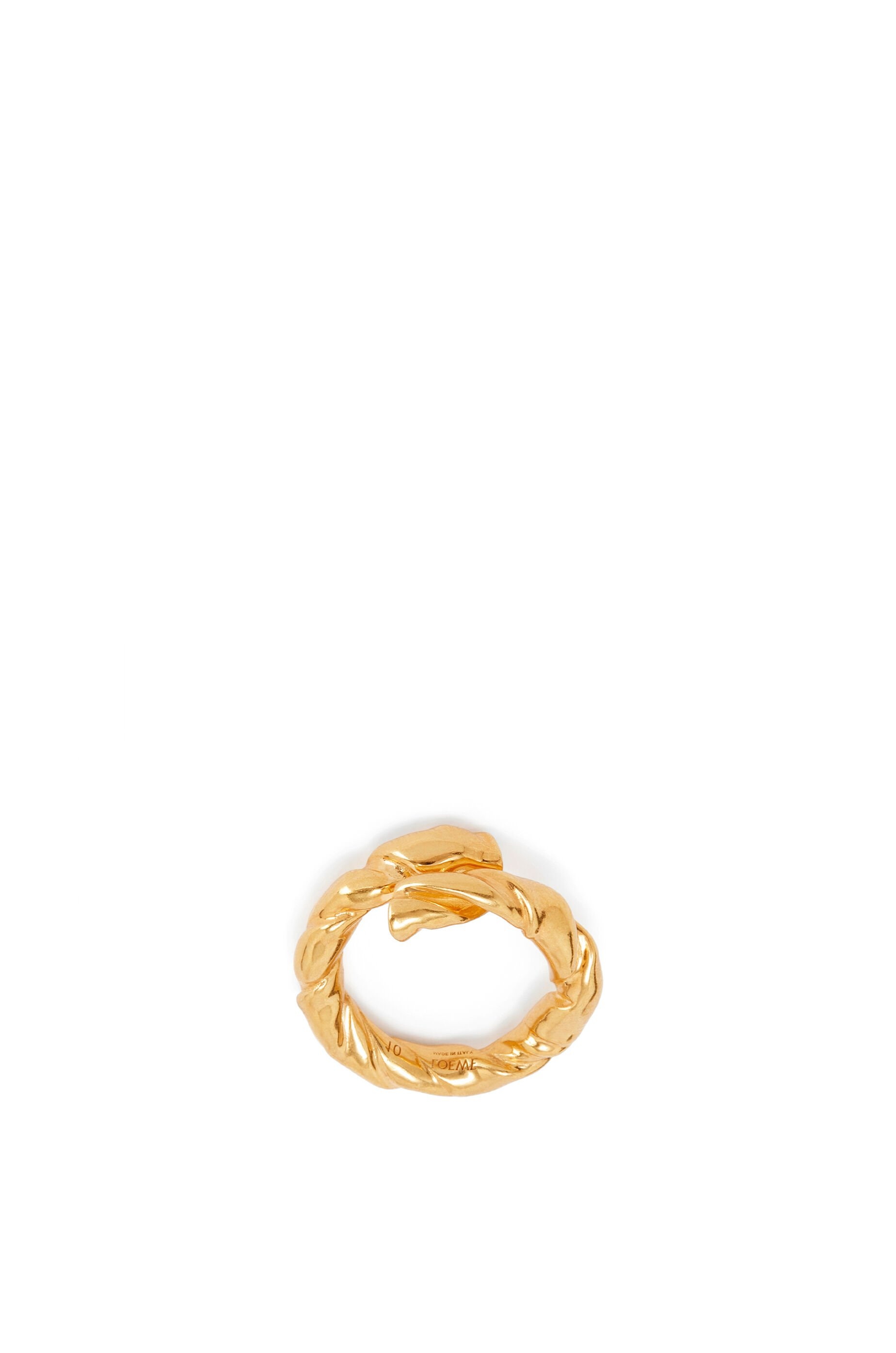 Nappa twist ring in sterling silver - 5