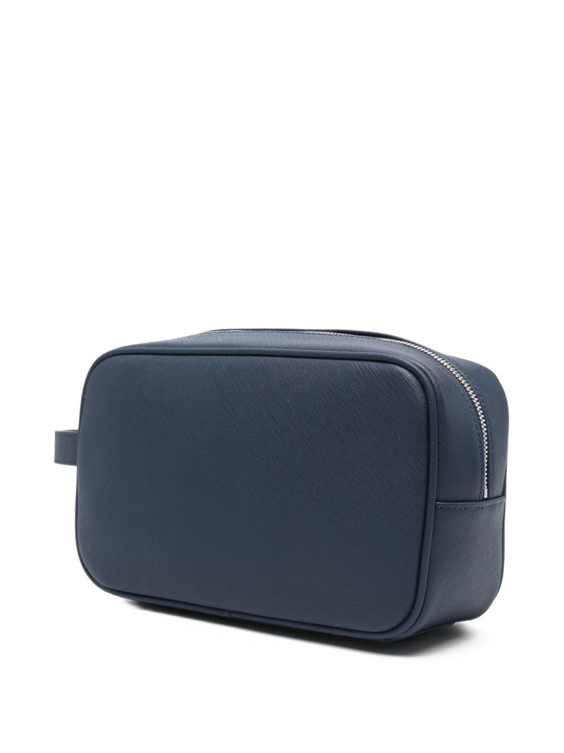 EMPORIO ARMANI logo wash bag outlook