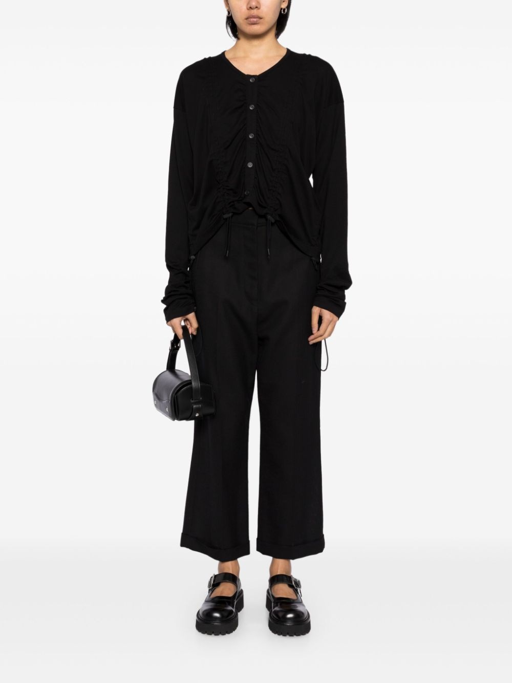 elasticated cardigan - 2